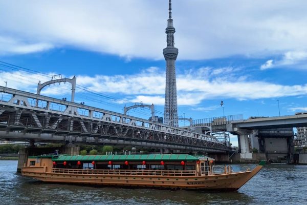 Yakatabune and Tokyo Skytree